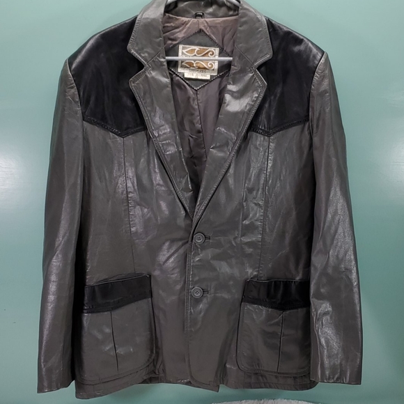 Sheplers Other - MENS VINTAGE PARDNERS SHEPLERS LEATHER JACKET SZ42